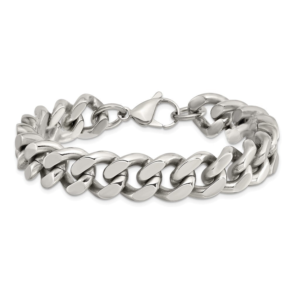 Chisel Stainless Steel Polished 13.75mm Curb Chain