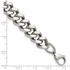 Chisel Stainless Steel Polished 13.75mm Curb Chain
