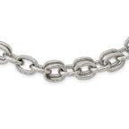 Stainless Steel Polished Multiple Link Necklace