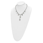 Chisel Stainless Steel Polished Hearts on a 18 inch Cable Chain Necklace
