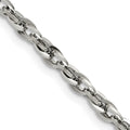 Chisel Stainless Steel Polished 4.2mm Fancy Twisted Link Chain