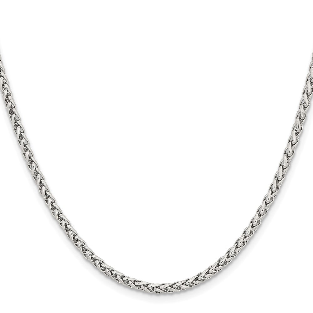 Chisel Stainless Steel Polished 3mm Wheat Chain