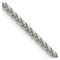 Chisel Stainless Steel Polished 3mm Wheat Chain