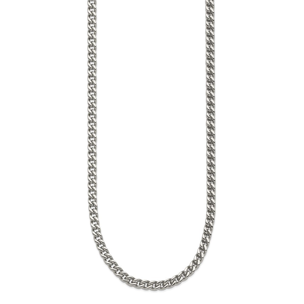 Chisel Stainless Steel Polished Franco Chain