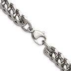 Chisel Stainless Steel Polished Heavy Wheat Necklace
