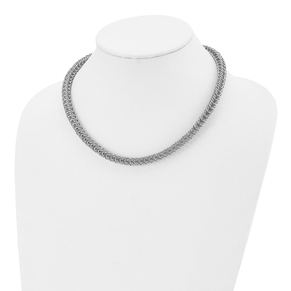 Chisel Stainless Steel Polished Fancy Link Necklace