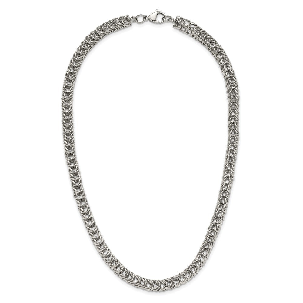 Chisel Stainless Steel Polished Fancy Link Necklace