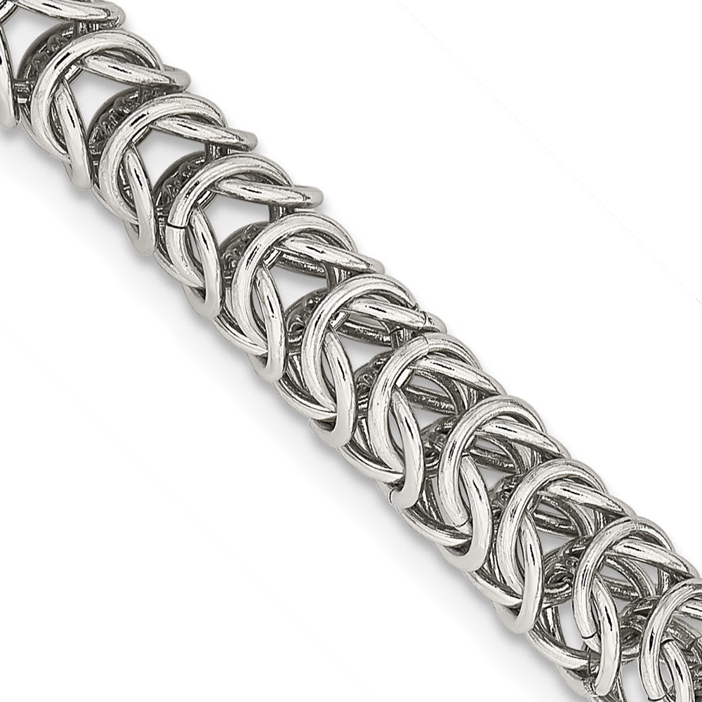 Chisel Stainless Steel Polished Fancy Link Necklace
