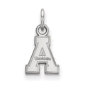 14k White Gold LogoArt Appalachian State University Extra Small Pendant