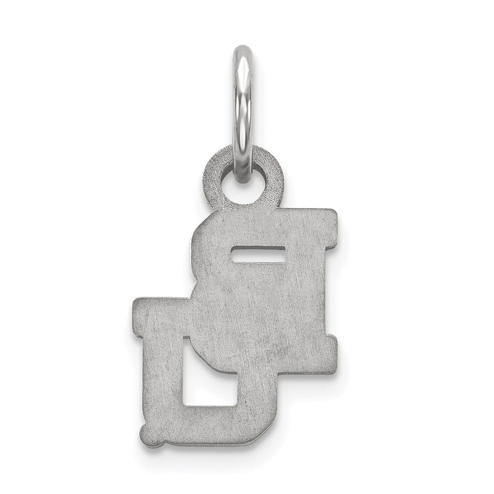 14k White Gold LogoArt Baylor University Bears Extra Small Pendant