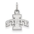 14k White Gold LogoArt Iowa State University Extra Small Pendant