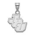 Sterling Silver Rhodium-plated LogoArt John Carroll University Small Pendant