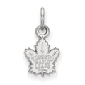 14k White Gold NHL LogoArt Toronto Maple Leafs Extra Small Pendant