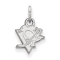 14k White Gold NHL LogoArt Pittsburgh Penguins Extra Small Pendant