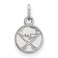 14k White Gold NHL LogoArt Buffalo Sabres Extra Small Pendant