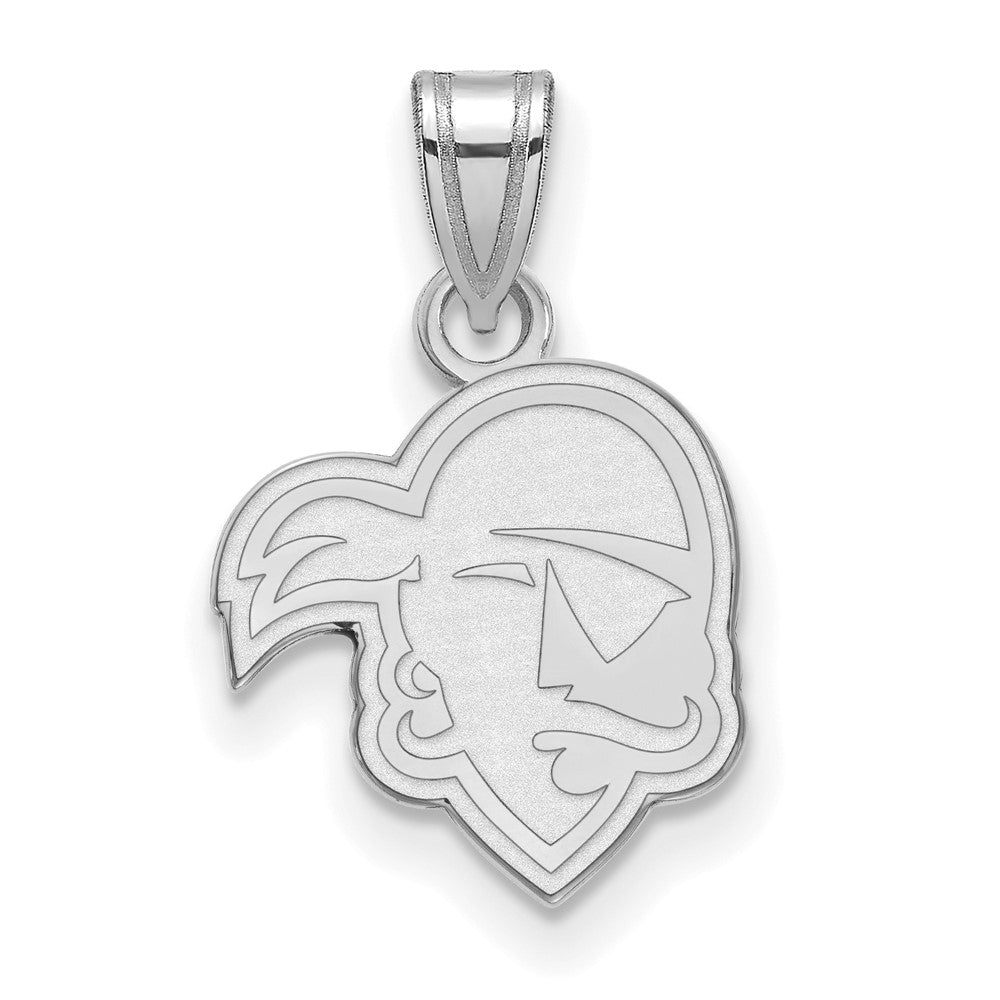 10k White Gold LogoArt Seton Hall University Pirate Small Pendant