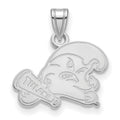 10k White Gold LogoArt Tulane University Small Pendant