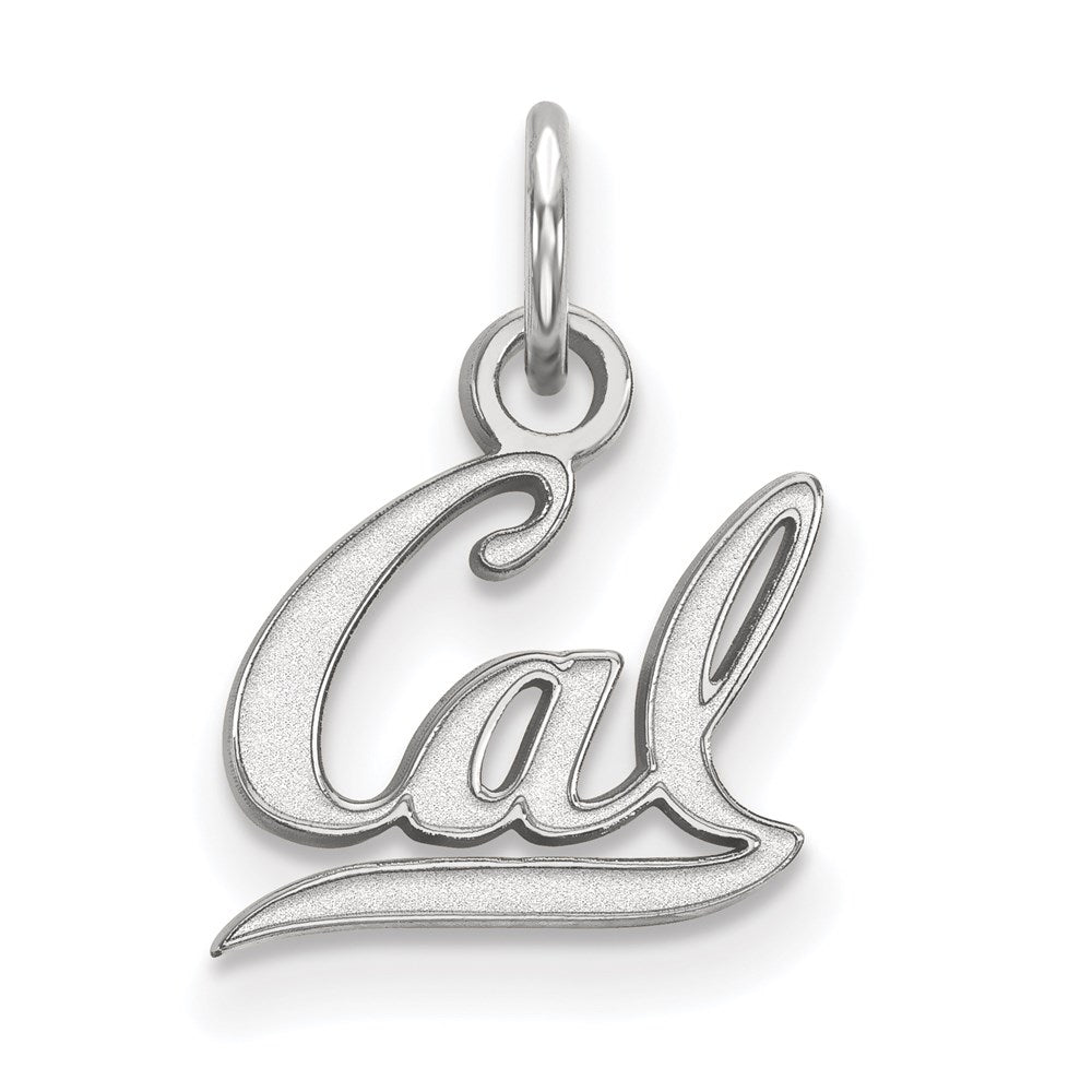 10k White Gold LogoArt University of California Berkeley Extra Small Pendant