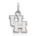 14k White Gold LogoArt University of Houston U-H Extra Small Pendant