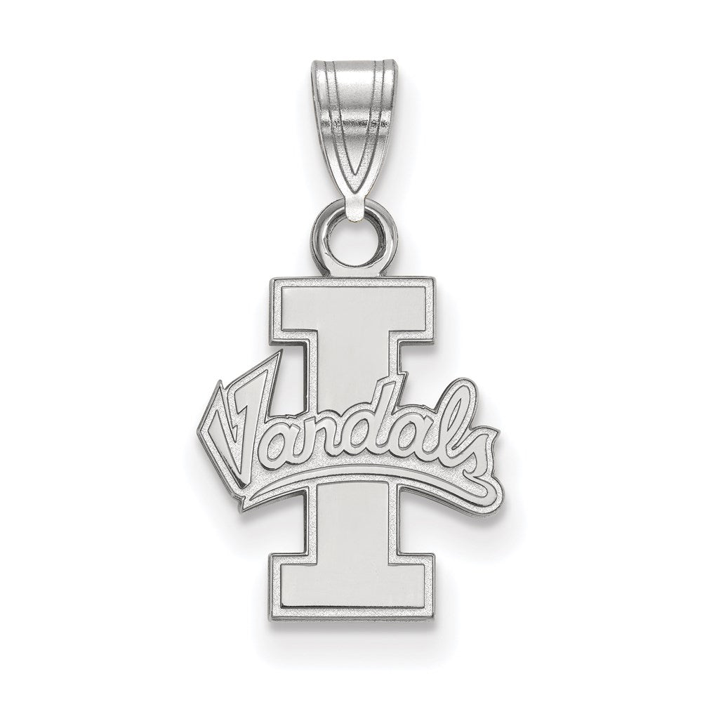 14k White Gold LogoArt University of Idaho Vandals Small Pendant
