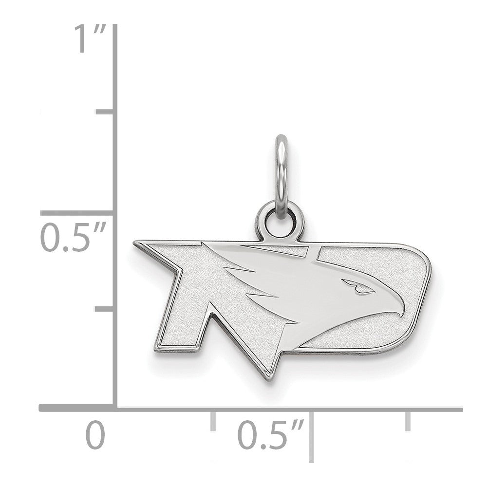 10k White Gold LogoArt University of North Dakota Extra Small Pendant