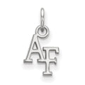 10k White Gold LogoArt United States Air Force Academy A-F Extra Small Pendant