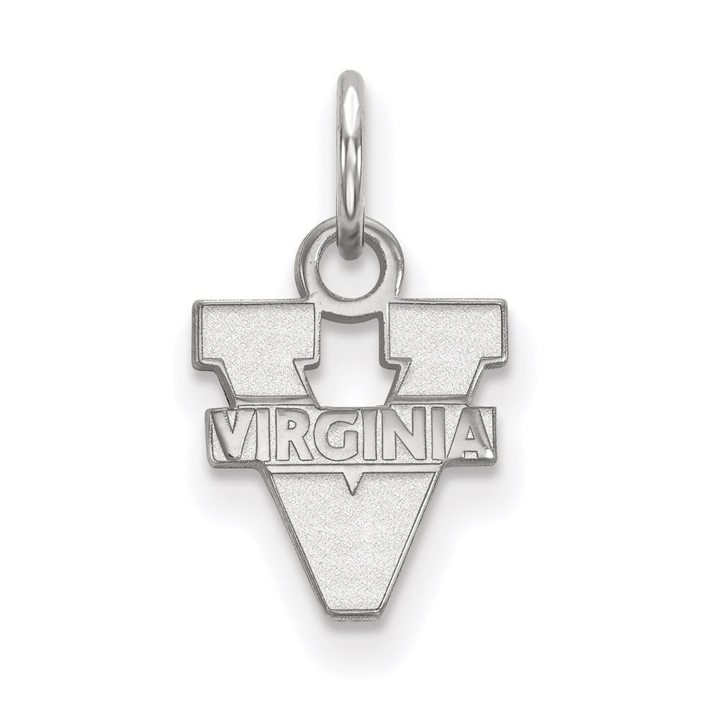14k White Gold LogoArt University of Virginia Extra Small Pendant