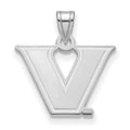 Sterling Silver Rh-plated LogoArt Vanderbilt University Small Pendant