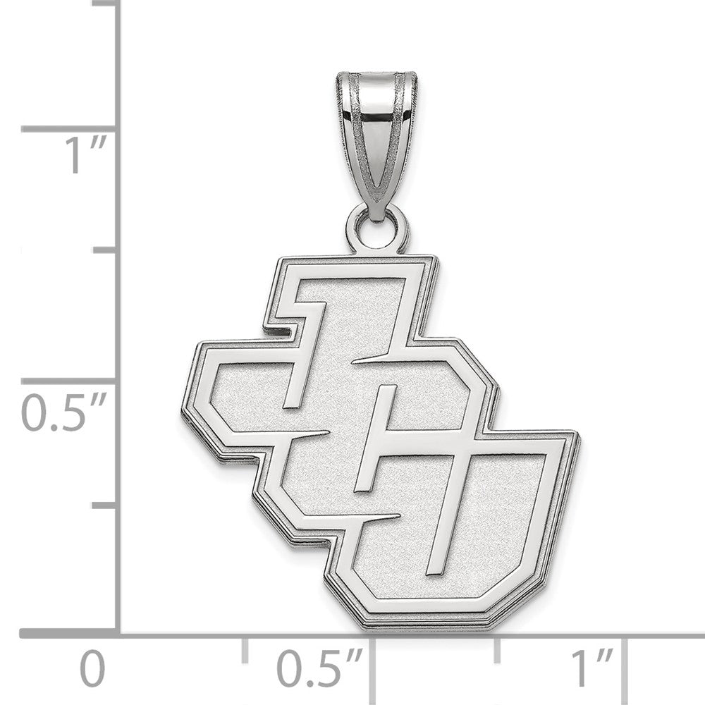 14k White Gold LogoArt John Carroll University Medium Pendant