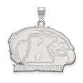 14k White Gold LogoArt Kent State University Large Pendant