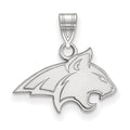 10k White Gold LogoArt Montana State University Bobcat Small Pendant