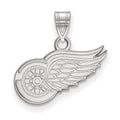 14k White Gold NHL LogoArt Detroit Red Wings Small Pendant