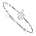 SS Rh-plat LogoArt California State University, Long Beach Slip on Bangle