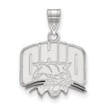 14k White Gold LogoArt Ohio University Medium Pendant