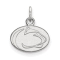 10k White Gold LogoArt Penn State University Lion Extra Small Pendant