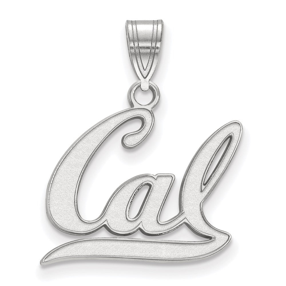 10k White Gold LogoArt University of California Berkeley Medium Pendant