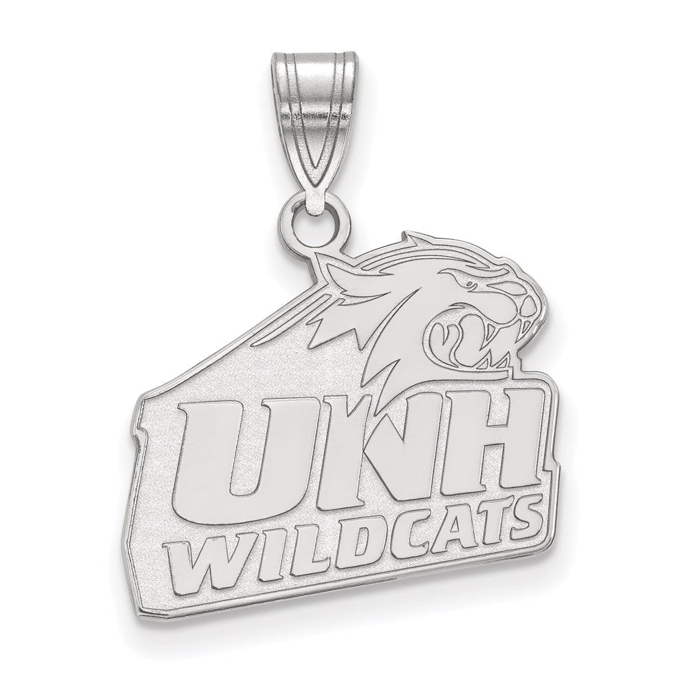14k White Gold LogoArt University of New Hampshire Medium Pendant