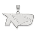 Sterling Silver Rhodium-plated LogoArt University of North Dakota Medium Pendant
