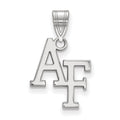 10k White Gold LogoArt United States Air Force Academy A-F Medium Pendant
