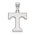 10k White Gold LogoArt University of Tennessee Letter T Medium Pendant