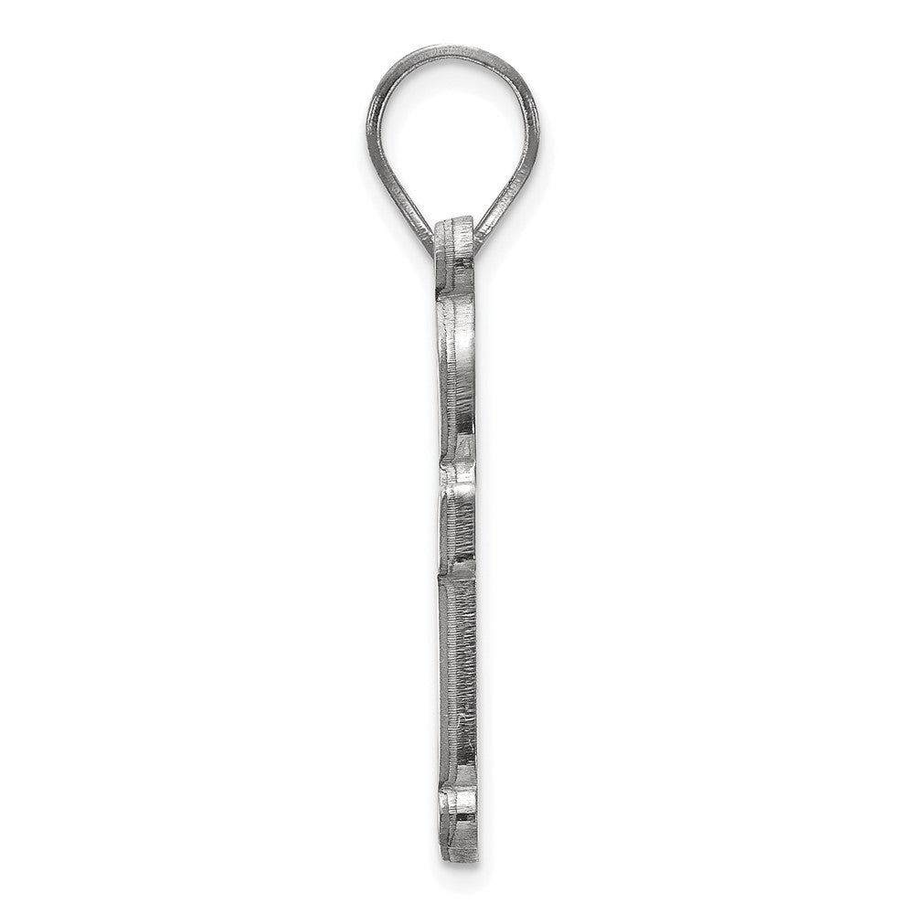 10k White Gold LogoArt Baylor University Bears Large Pendant