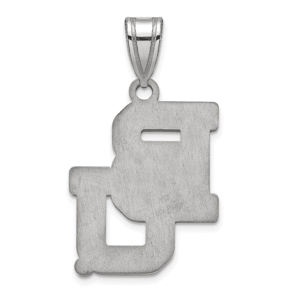 14k White Gold LogoArt Baylor University Bears Large Pendant
