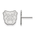14k White Gold LogoArt Butler University Bulldog Small Post Earrings
