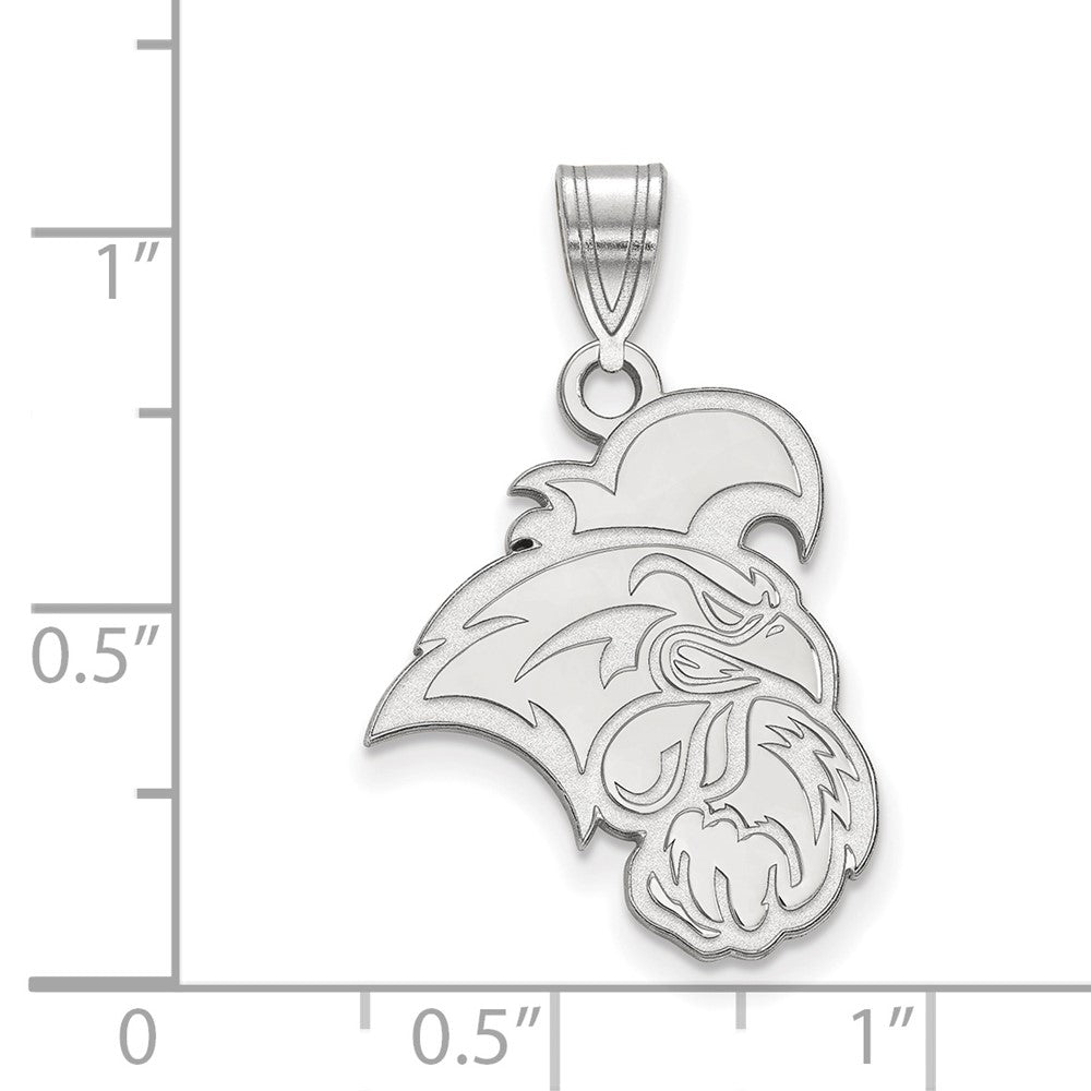 10k White Gold LogoArt Coastal Carolina University Chanticleer Large Pendant