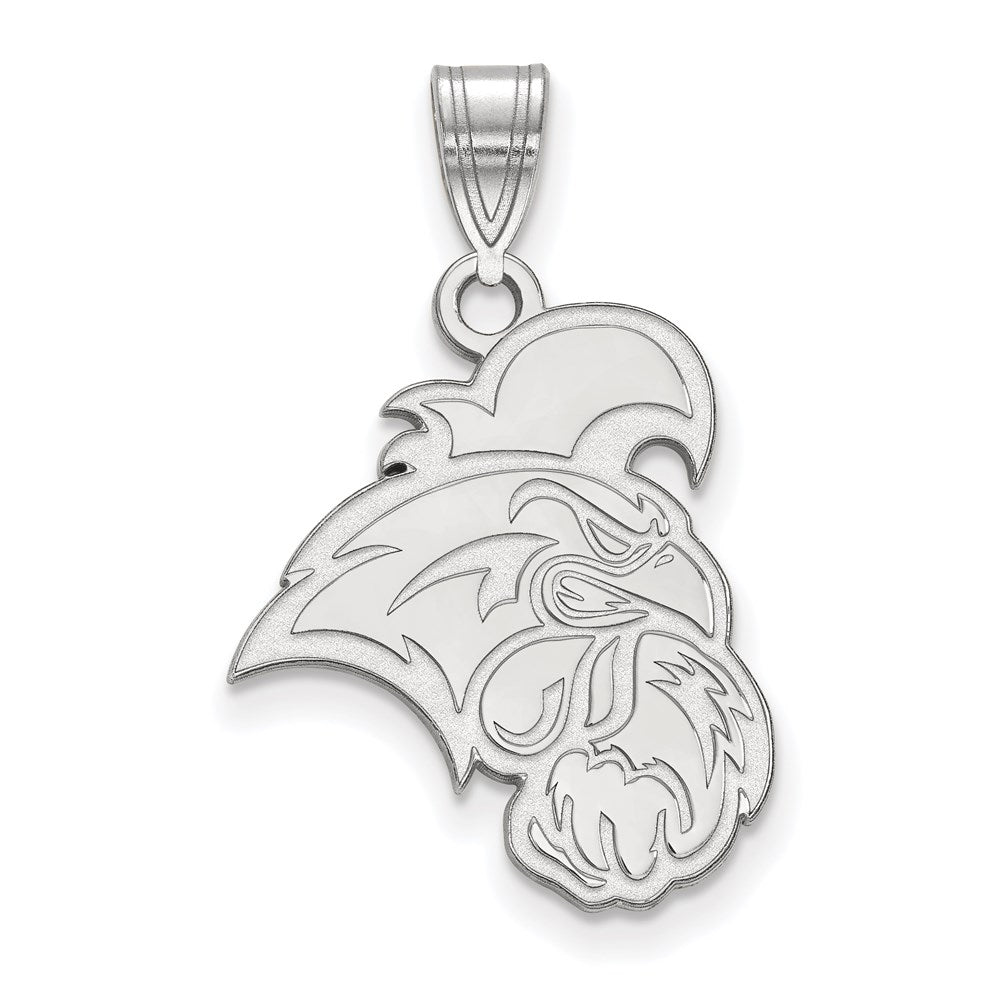 10k White Gold LogoArt Coastal Carolina University Chanticleer Large Pendant