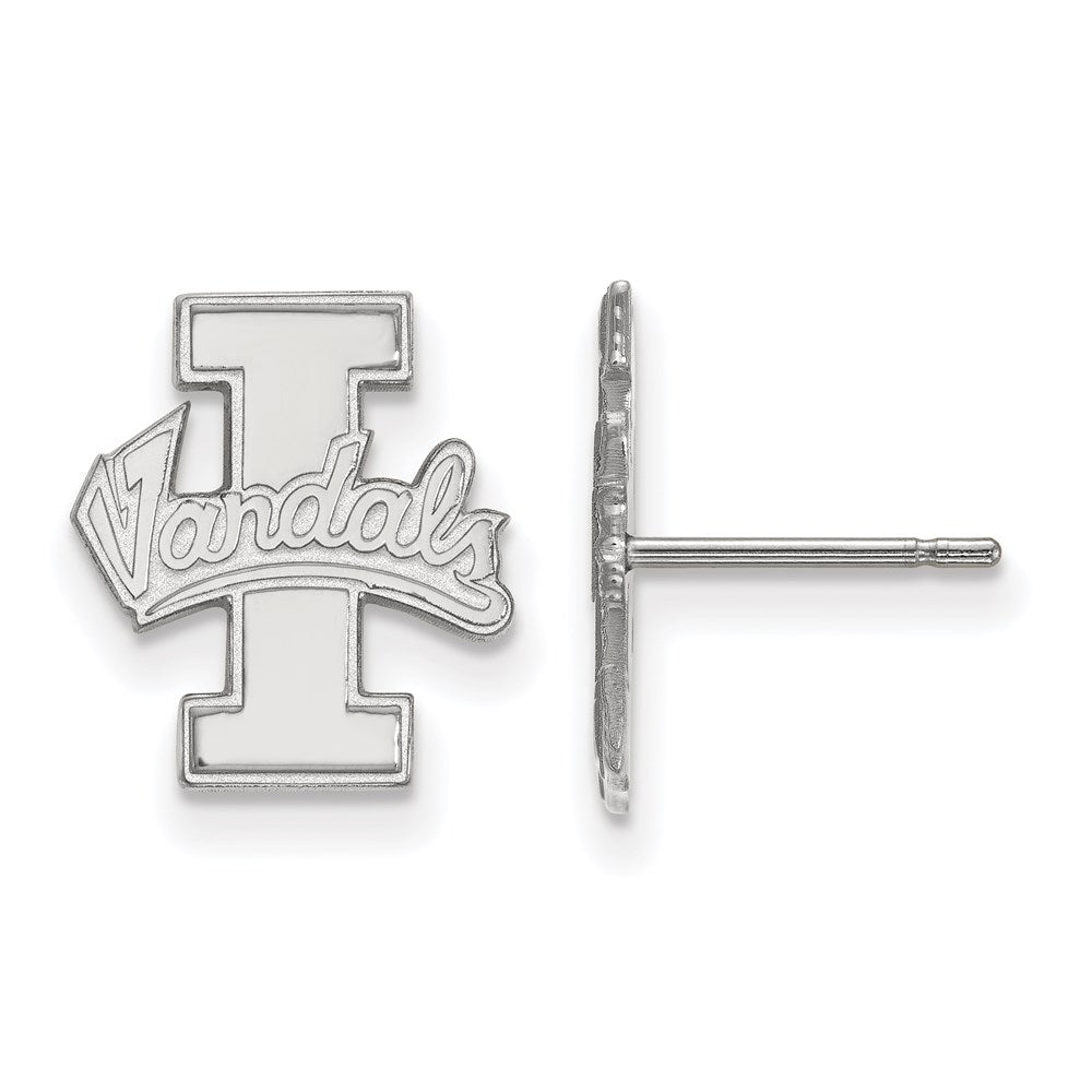 14k White Gold LogoArt University of Idaho Vandals Small Post Earrings