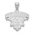 10k White Gold LogoArt University of New Orleans U-N-O Extra Large Pendant