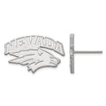 10k White Gold LogoArt University of Nevada-Reno Small Post Earrings