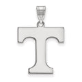 10k White Gold LogoArt University of Tennessee Letter T Large Pendant