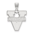 14k White Gold LogoArt University of Virginia Large Pendant